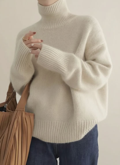 Women's Soft Turtleneck Sweater - VibreMode