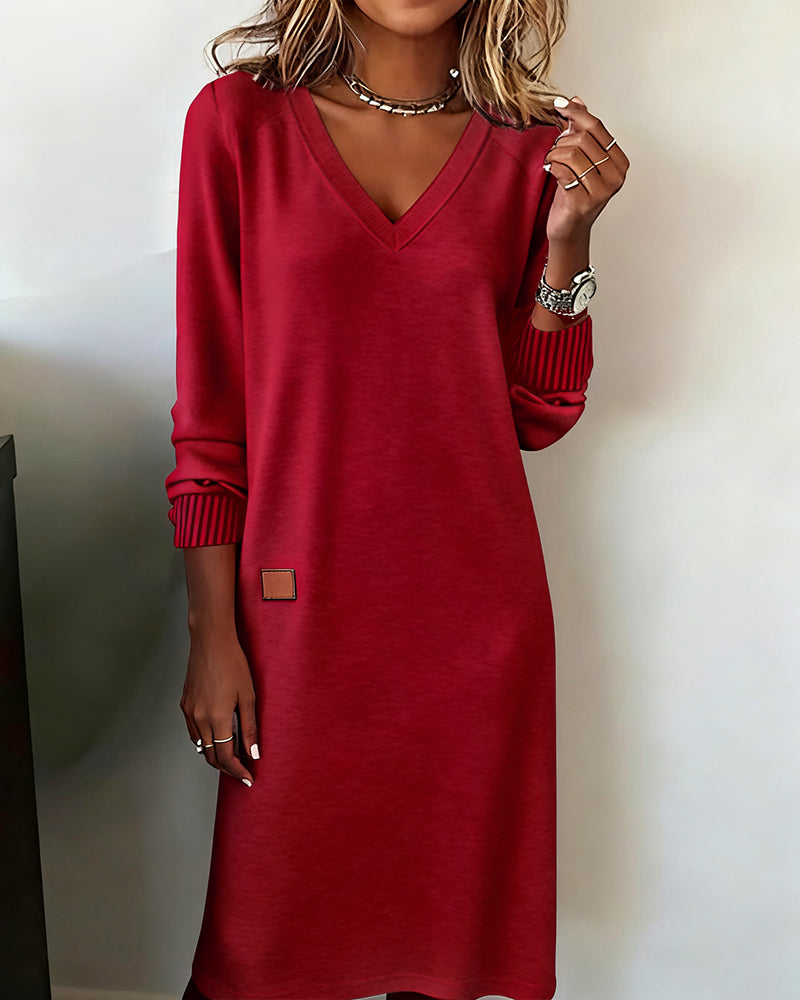 Women's A-Line Short Sleeve Dress