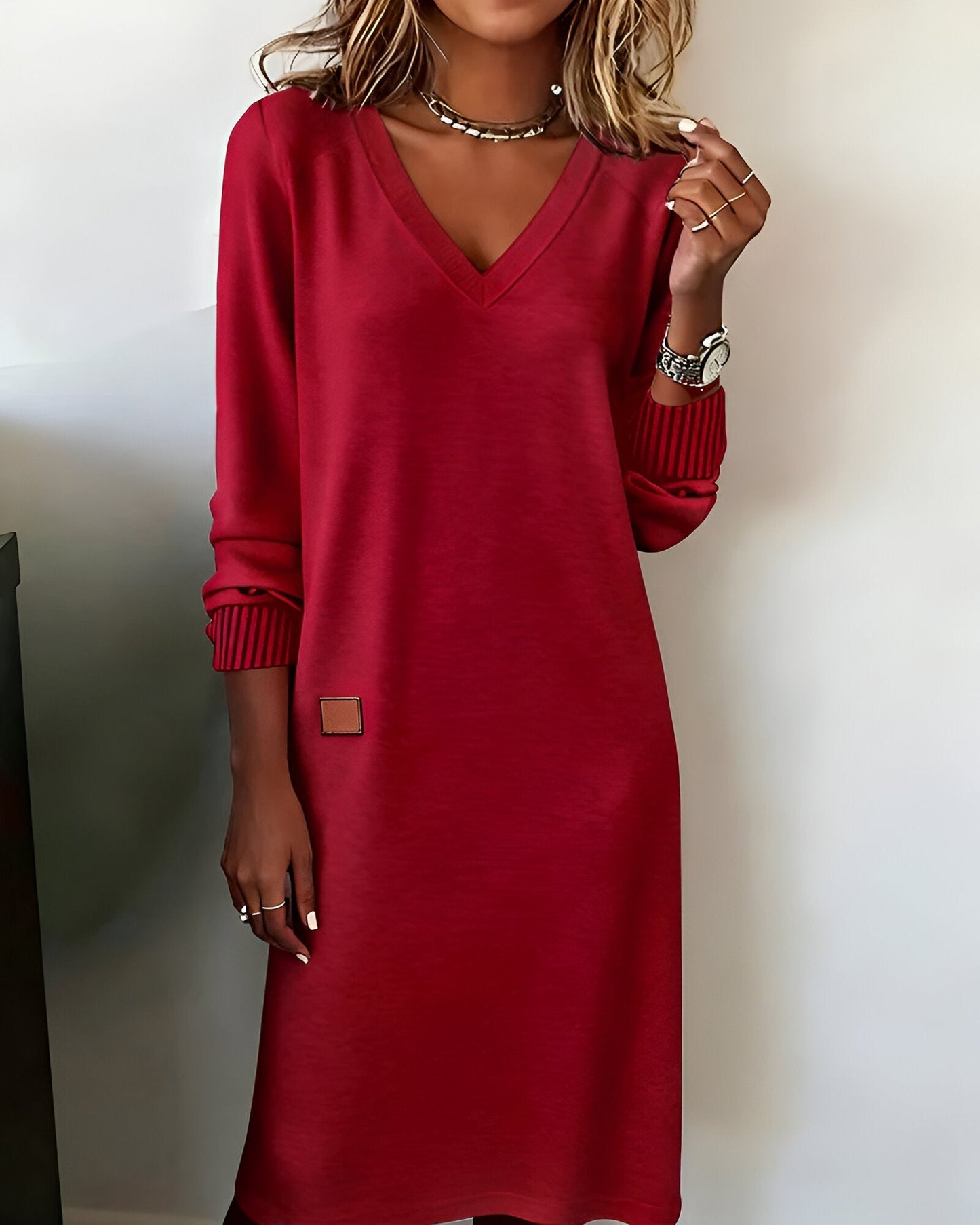 Elegant Knee Length Party Dress