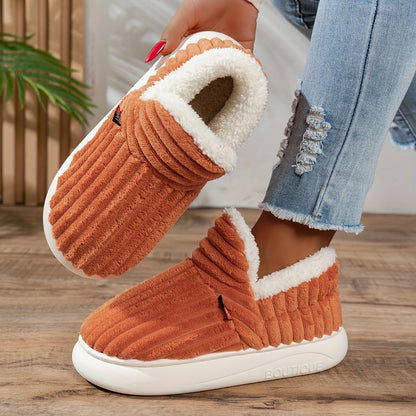 Women's Fleece Slippers Non-Slip Sole