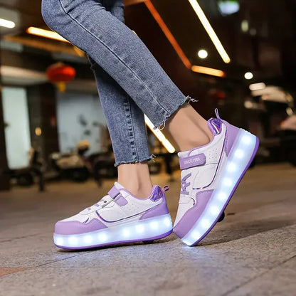 Kids Light Up Roller Skates