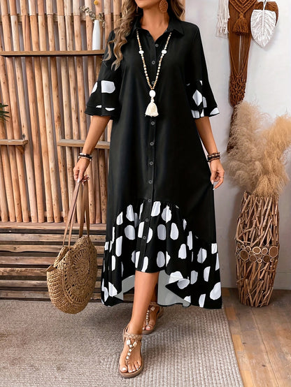 Warm Honey Spotted Sundress