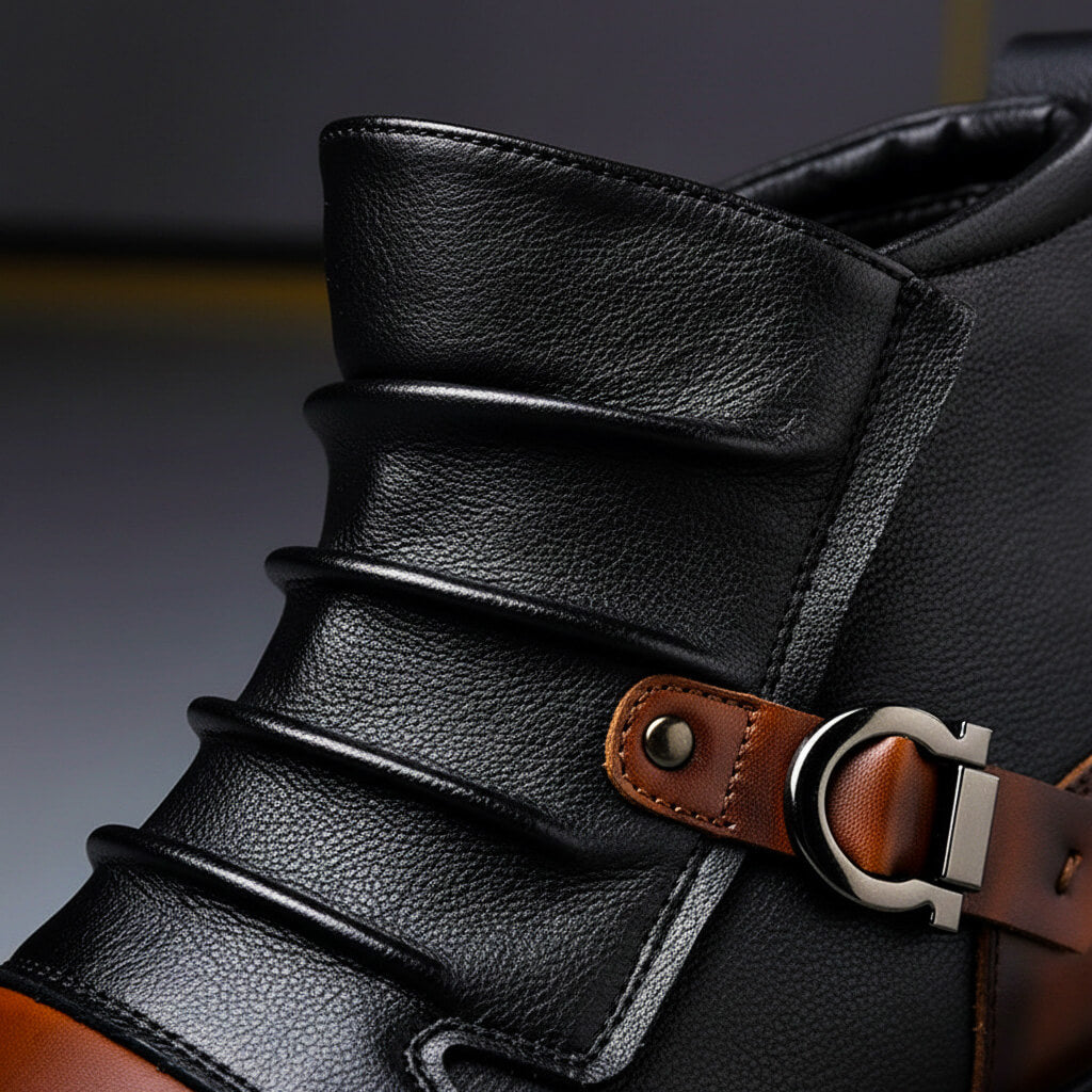 Authentic Real Leather Ankle Boots