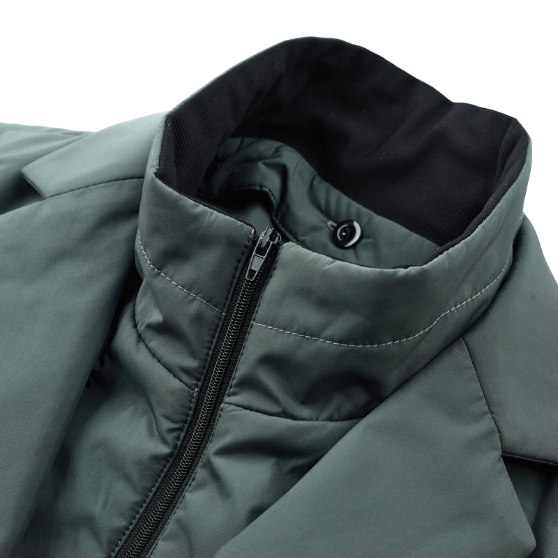 Classic Fit Quilted Mens Blazer Coat