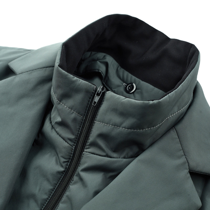 Classic Fit Quilted Mens Blazer Coat