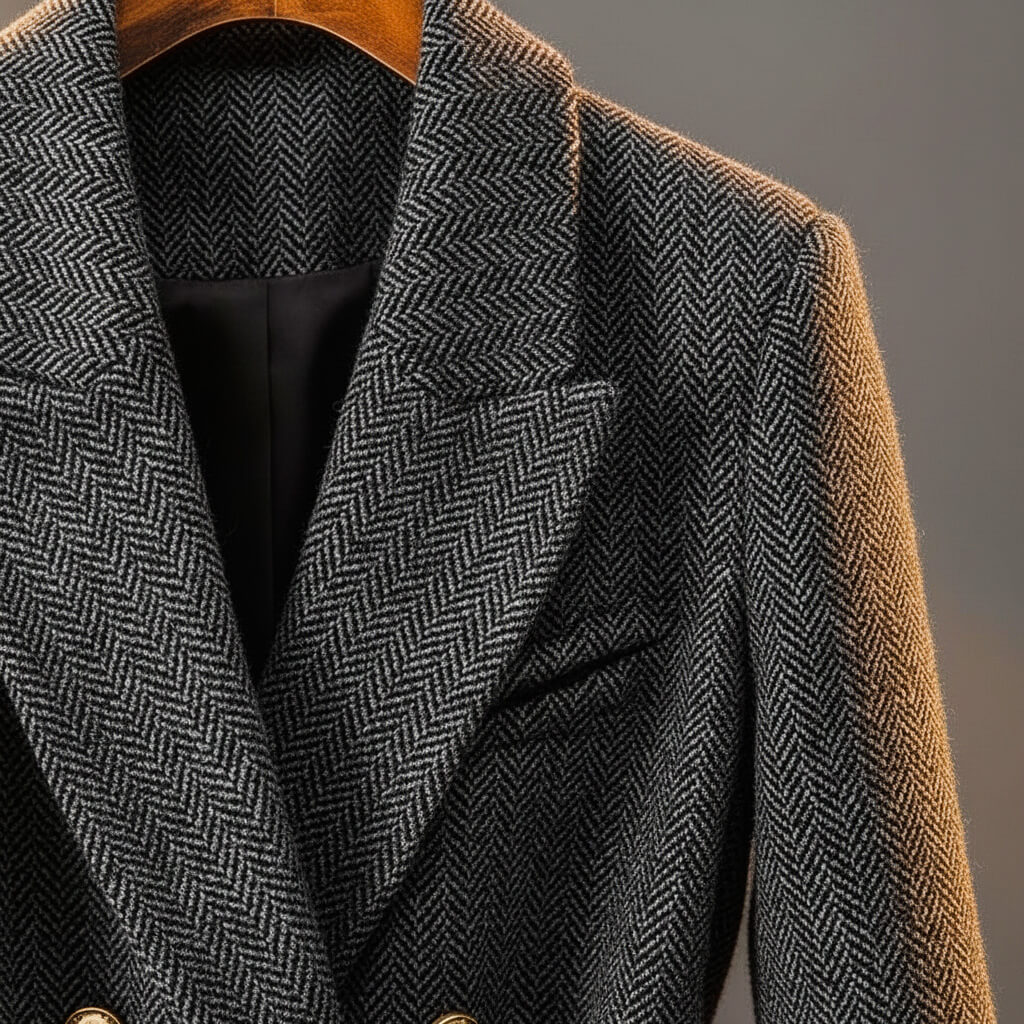 Luxury Women's Wool Tailored Jacket