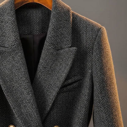 Luxury Women's Wool Tailored Jacket