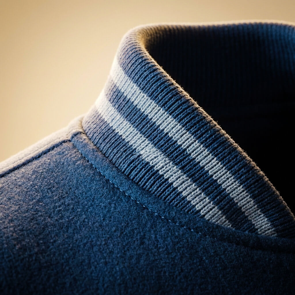 Luxury Wool Pilot Bomber Jacket