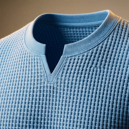 Luxury Textured Waffle Weave Shirt