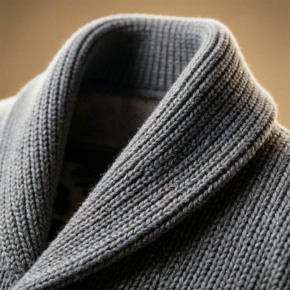 Soft Wool Cable Knit Cardigan