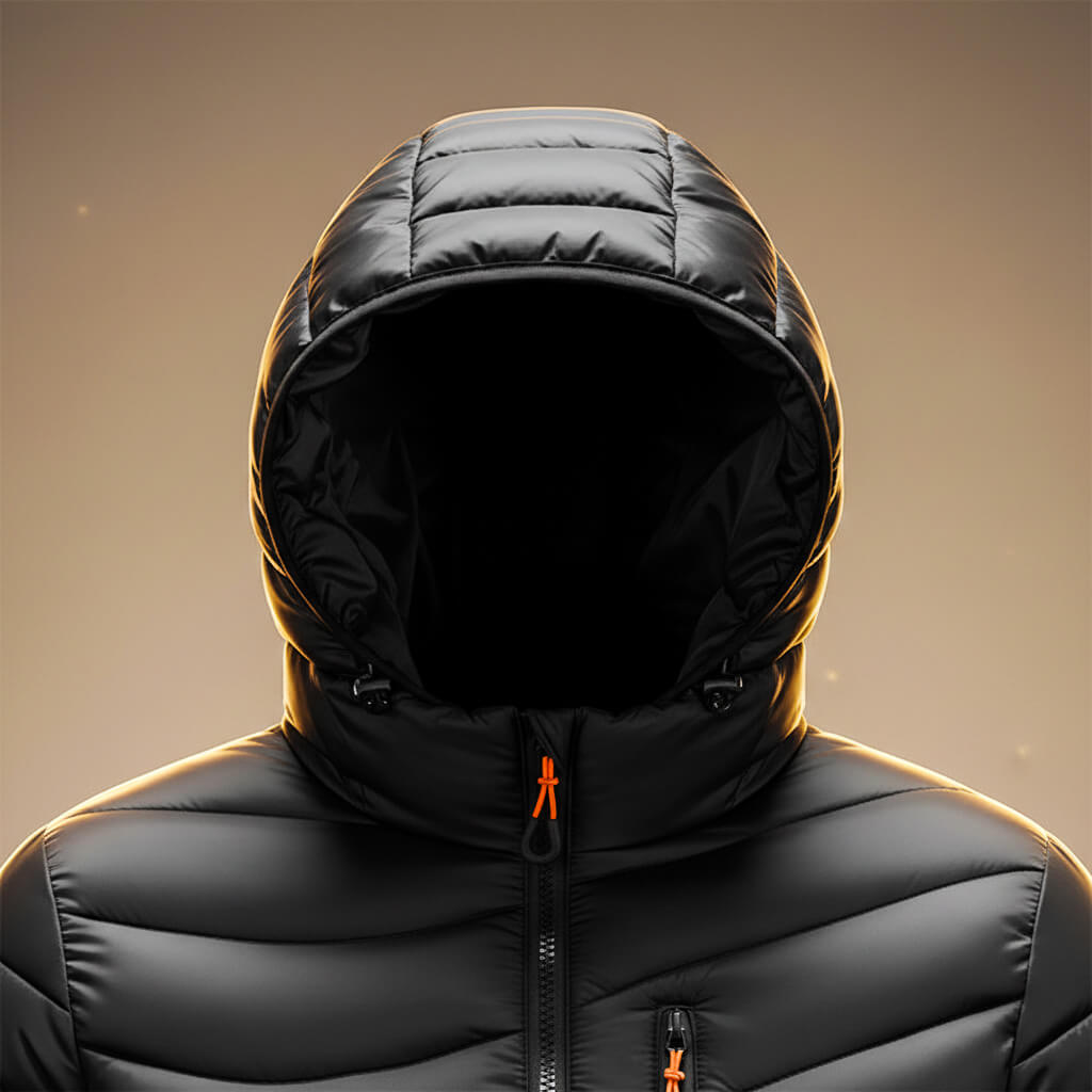 Warm Padded Hoodie Jacket