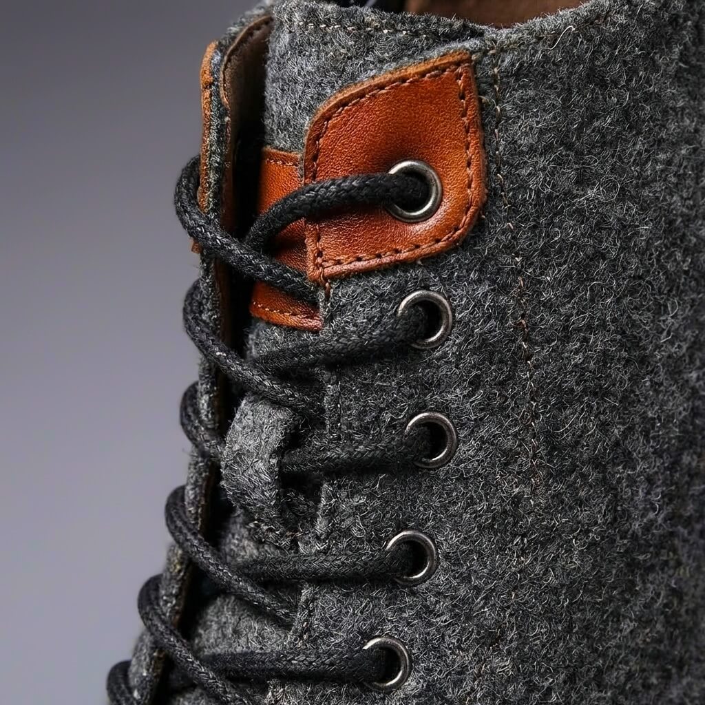Luxury Sheepskin Leather Ankle Boots