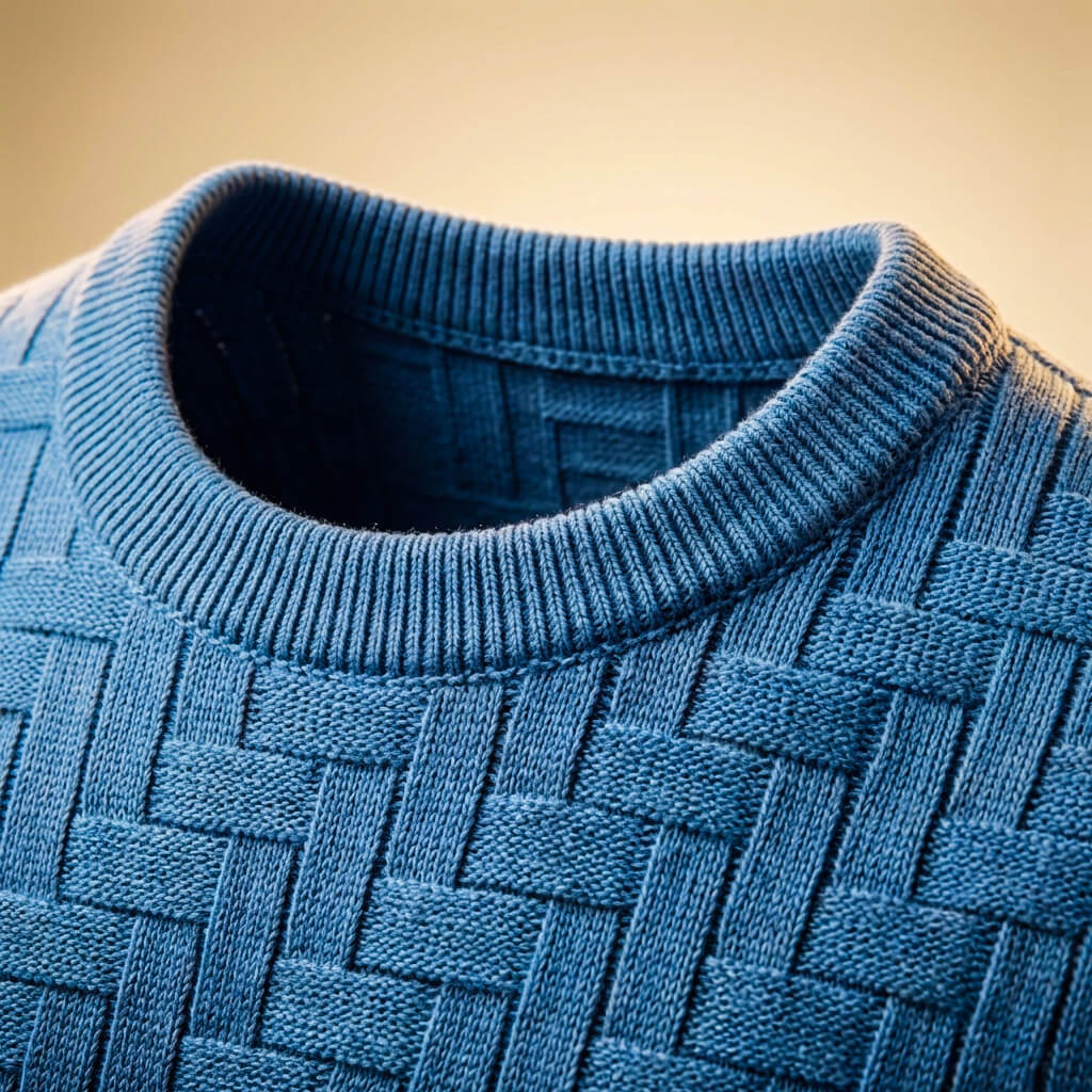 Classic Textured Knit Button Shirt