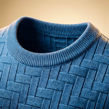 Classic Textured Knit Button Shirt