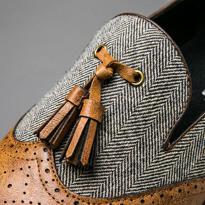 Classic Luxury Leather Slip On Shoes