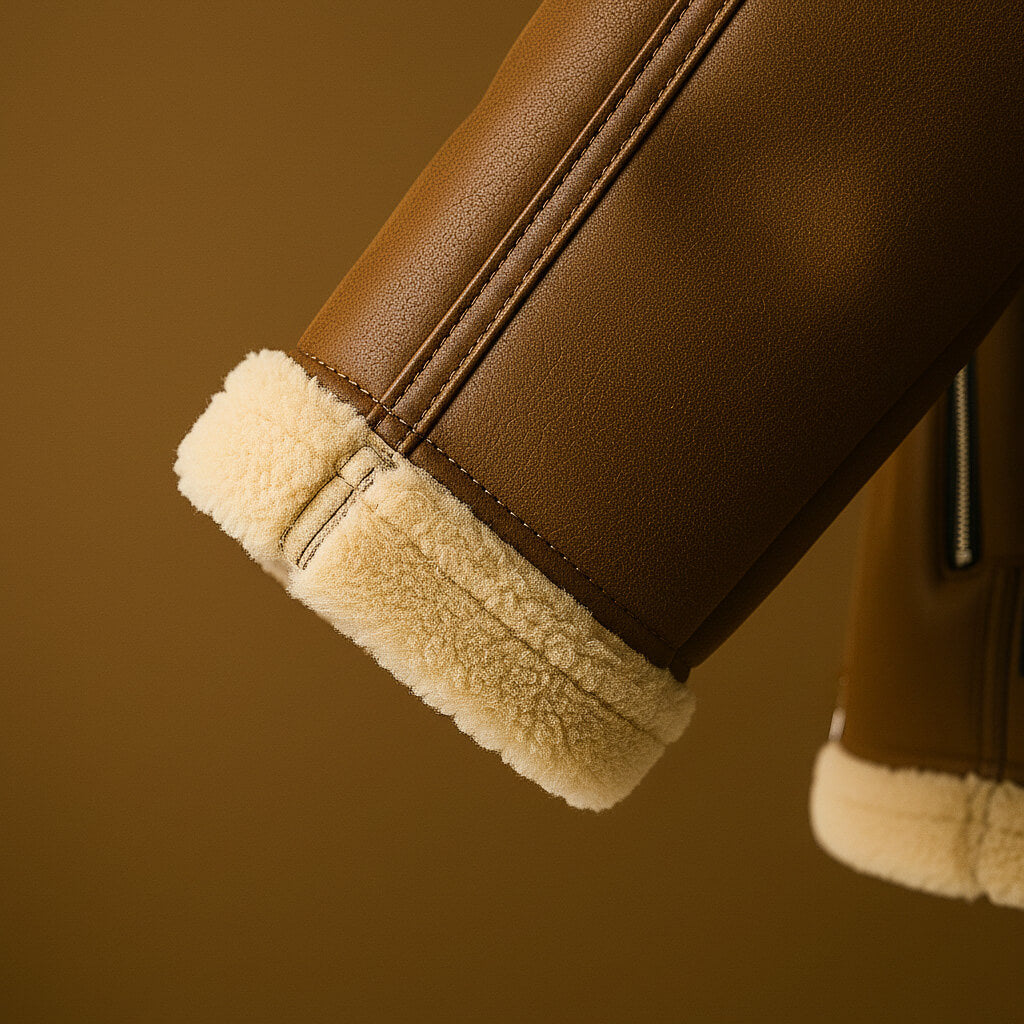 Luxury Soft Suede Leather Jacket
