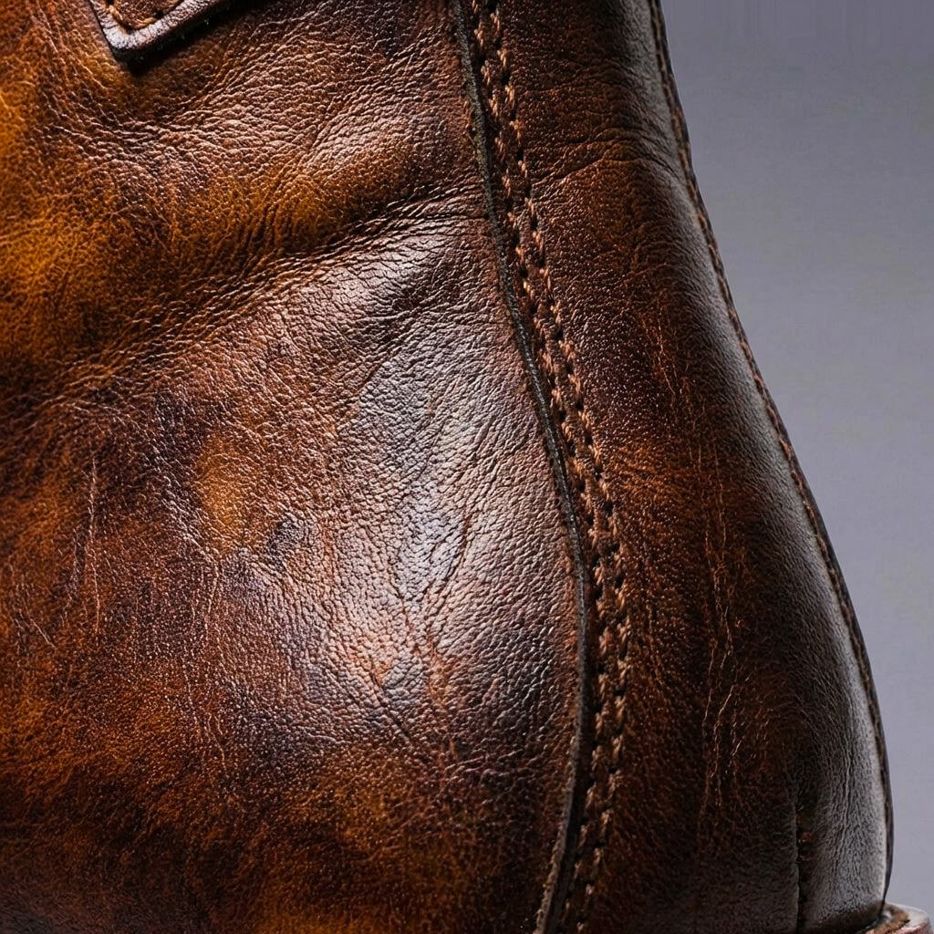 Classic Vintage Leather Ankle Boots