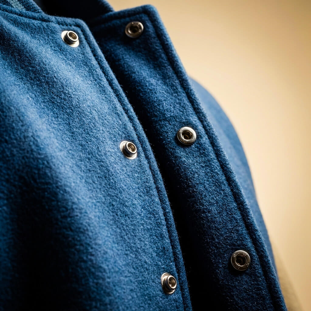 Luxury Wool Pilot Bomber Jacket