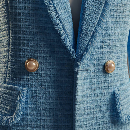 Luxury Textured Women's Blazer