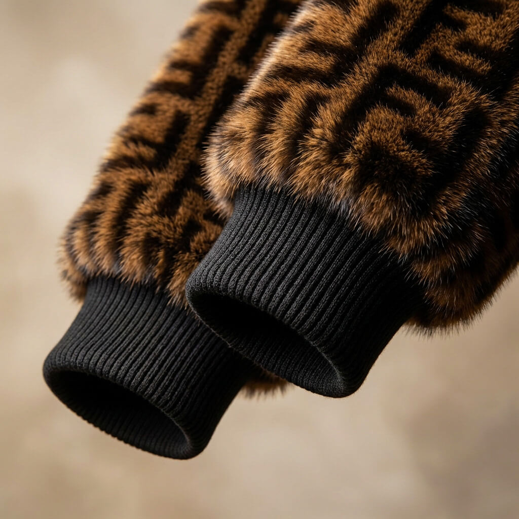 Luxury Fur Hooded Parka Coat