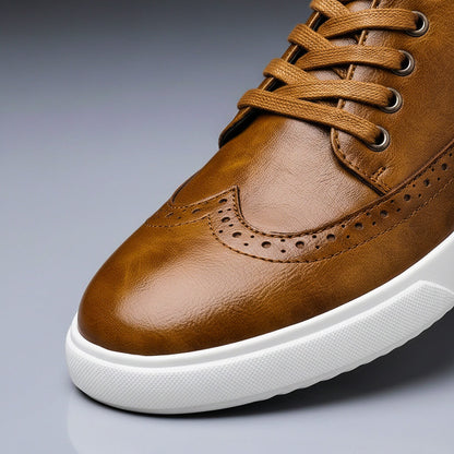 Luxury Genuine Leather Running Shoes