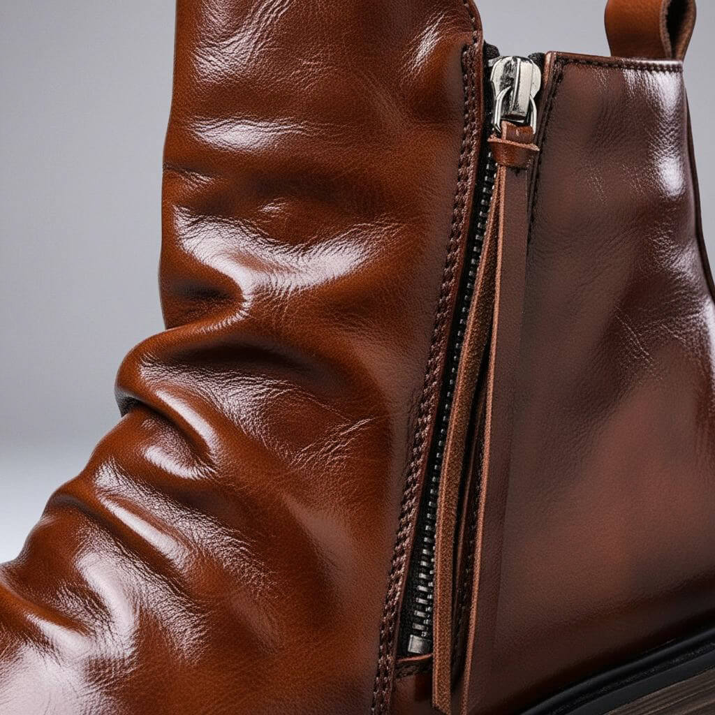 Genuine Leather Ankle Boots