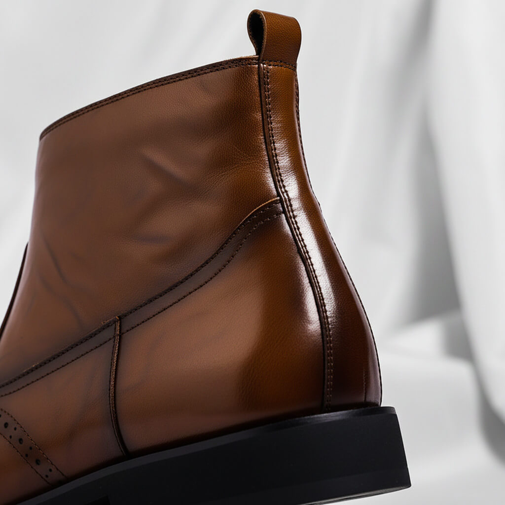 Real Leather Ankle Boots