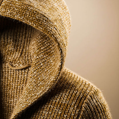 Warm Woolen Hoodie Cardigan Sweater