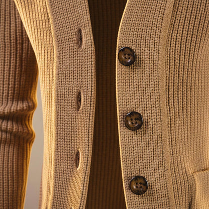 Soft Merino Wool Knit Cardigan