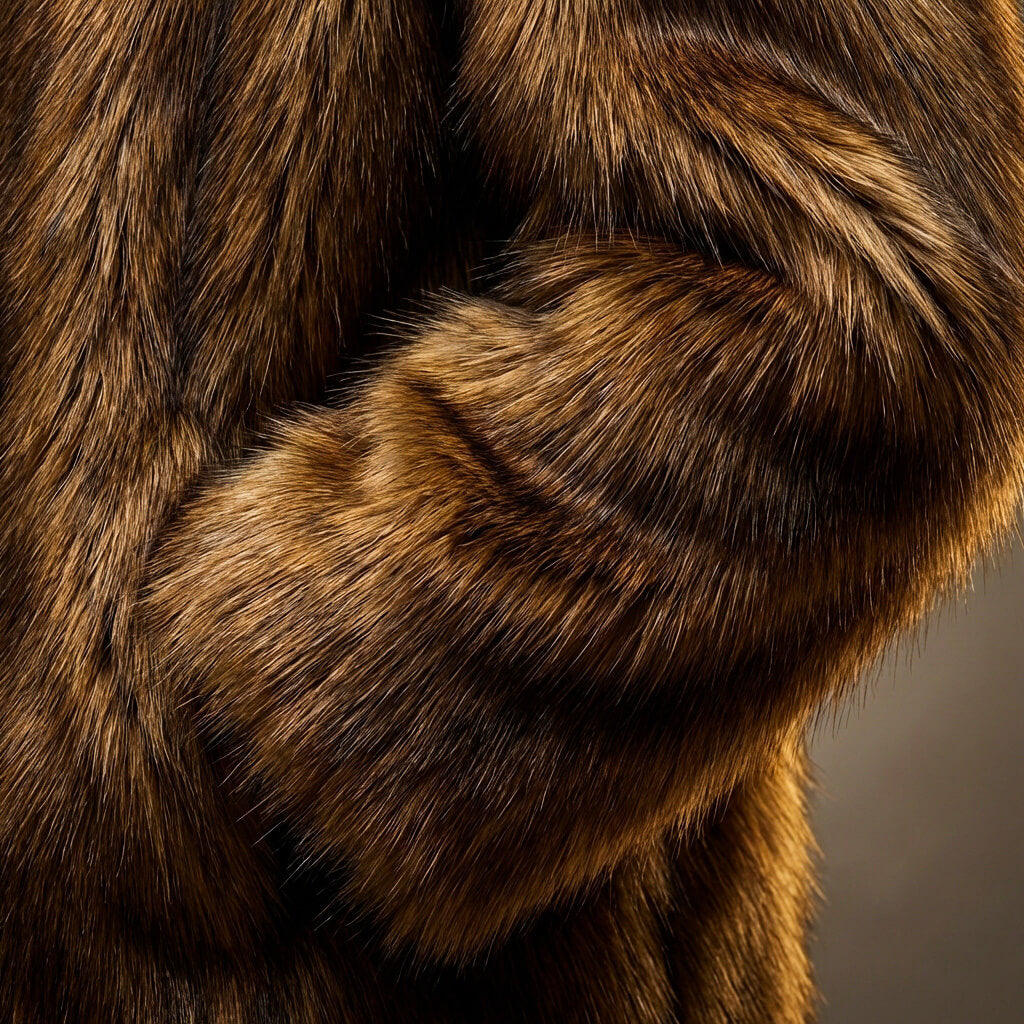 Luxurious Long Fur Winter Coat