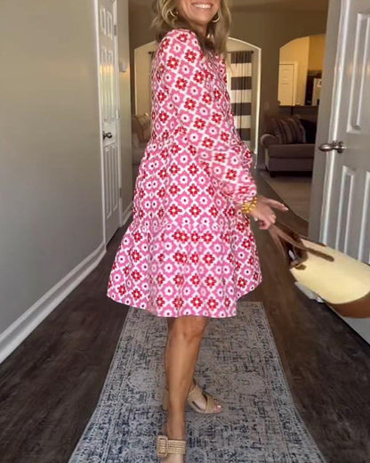 Stylish Chic Floral Dress