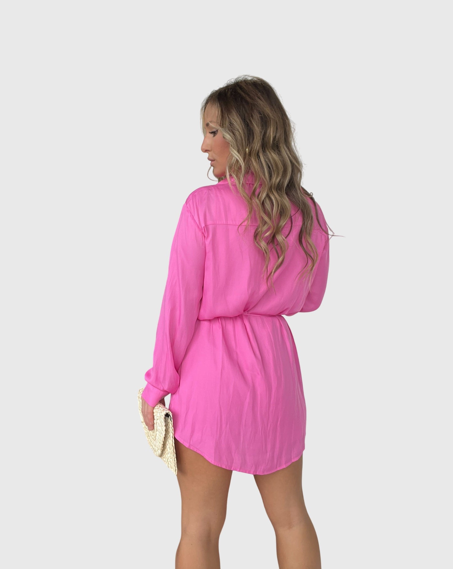 Ladies Classic Front Button Dress Shirt