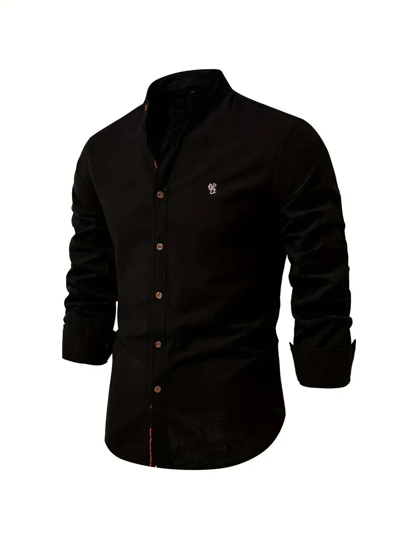 Casual Men's Short Sleeve Button Shirt