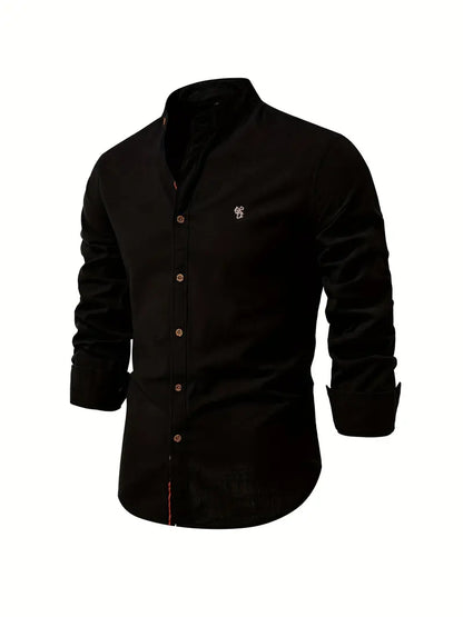 Casual Men's Short Sleeve Button Shirt
