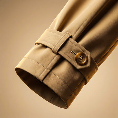 Luxury Classic Long Trench Coat