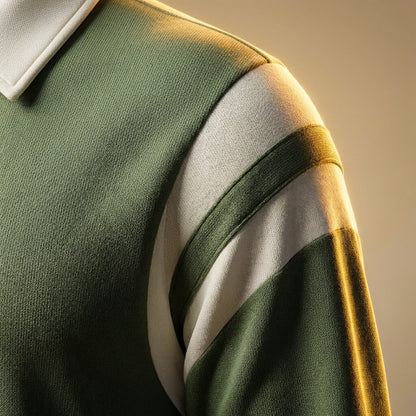 Classic Luxury Long Sleeve Polo Shirt
