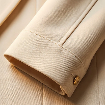 Fashion Belted Wool Jacket