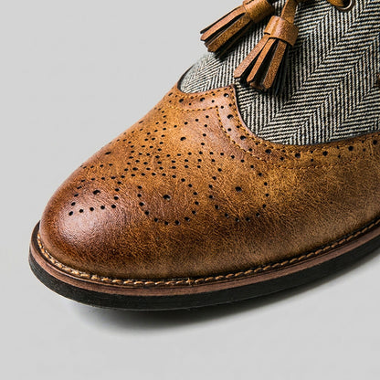 Classic Luxury Leather Slip On Shoes