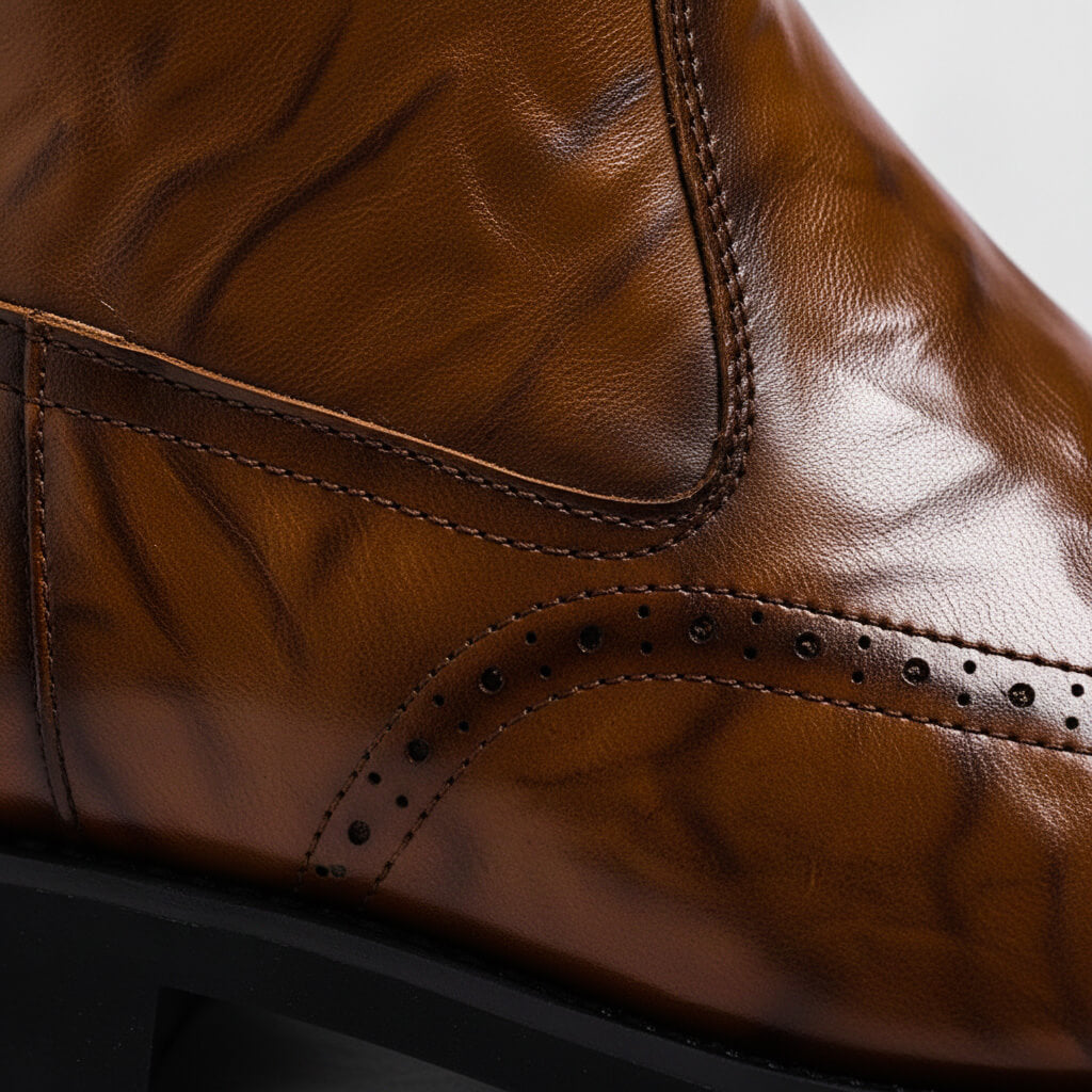 Real Leather Ankle Boots