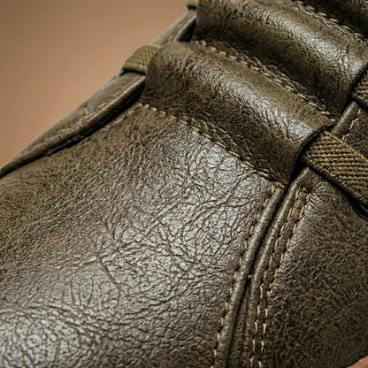 Premium Tall Leather Basketball Shoes