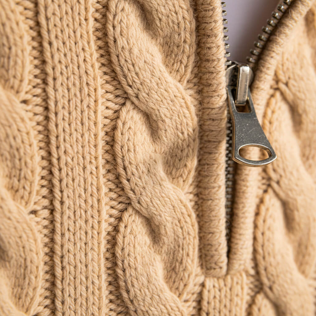 Classic Luxury Cable Crew Sweater