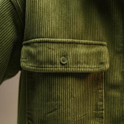 Luxury Textured Corduroy Coat