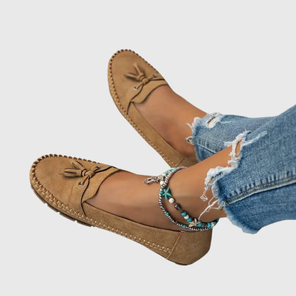 Cozy Slip On Leather Loafers