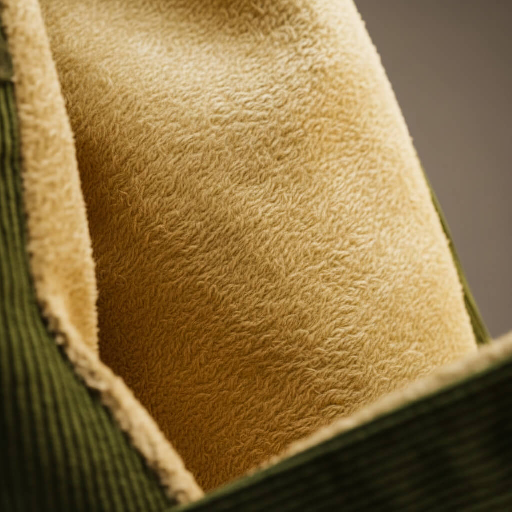 Luxury Textured Corduroy Coat