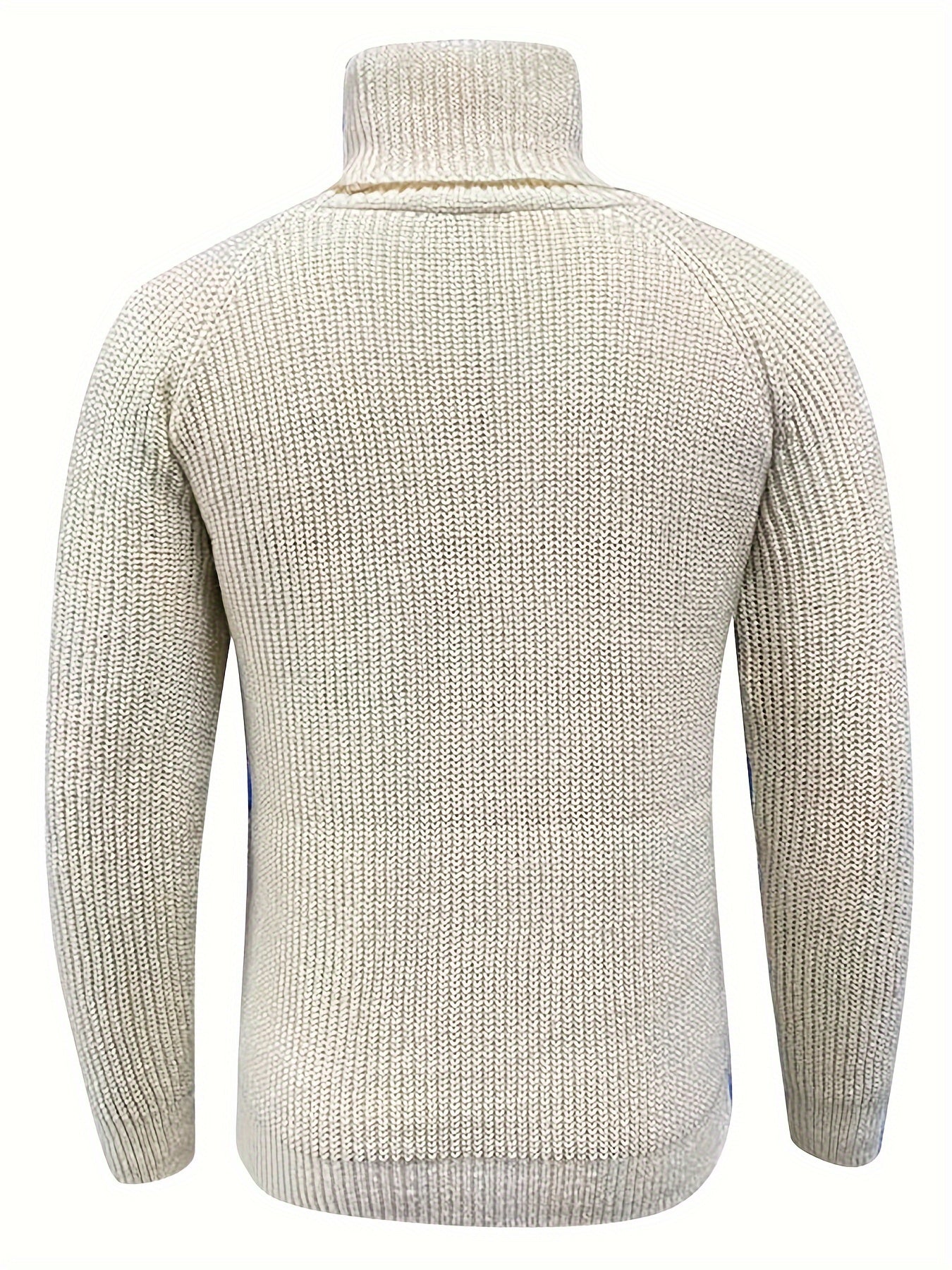 Men's Turtleneck Vintage Knit Sweater