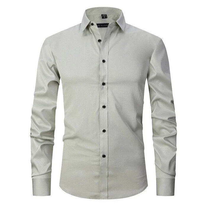 Men's Button Shirt Wrinkle Resistant Cotton
