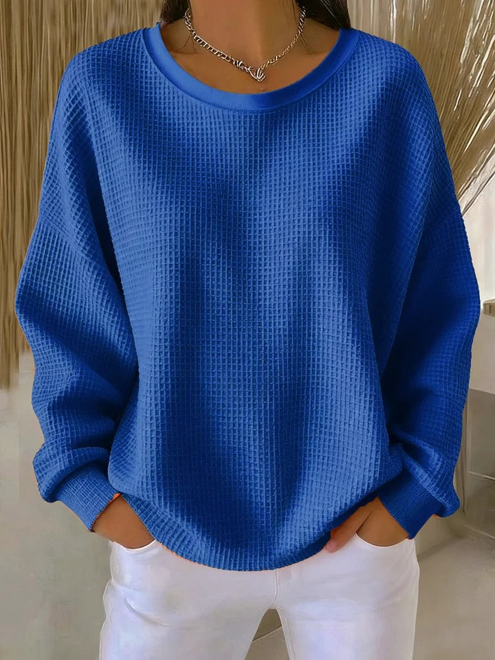 Knitted Crew Neck Sweater