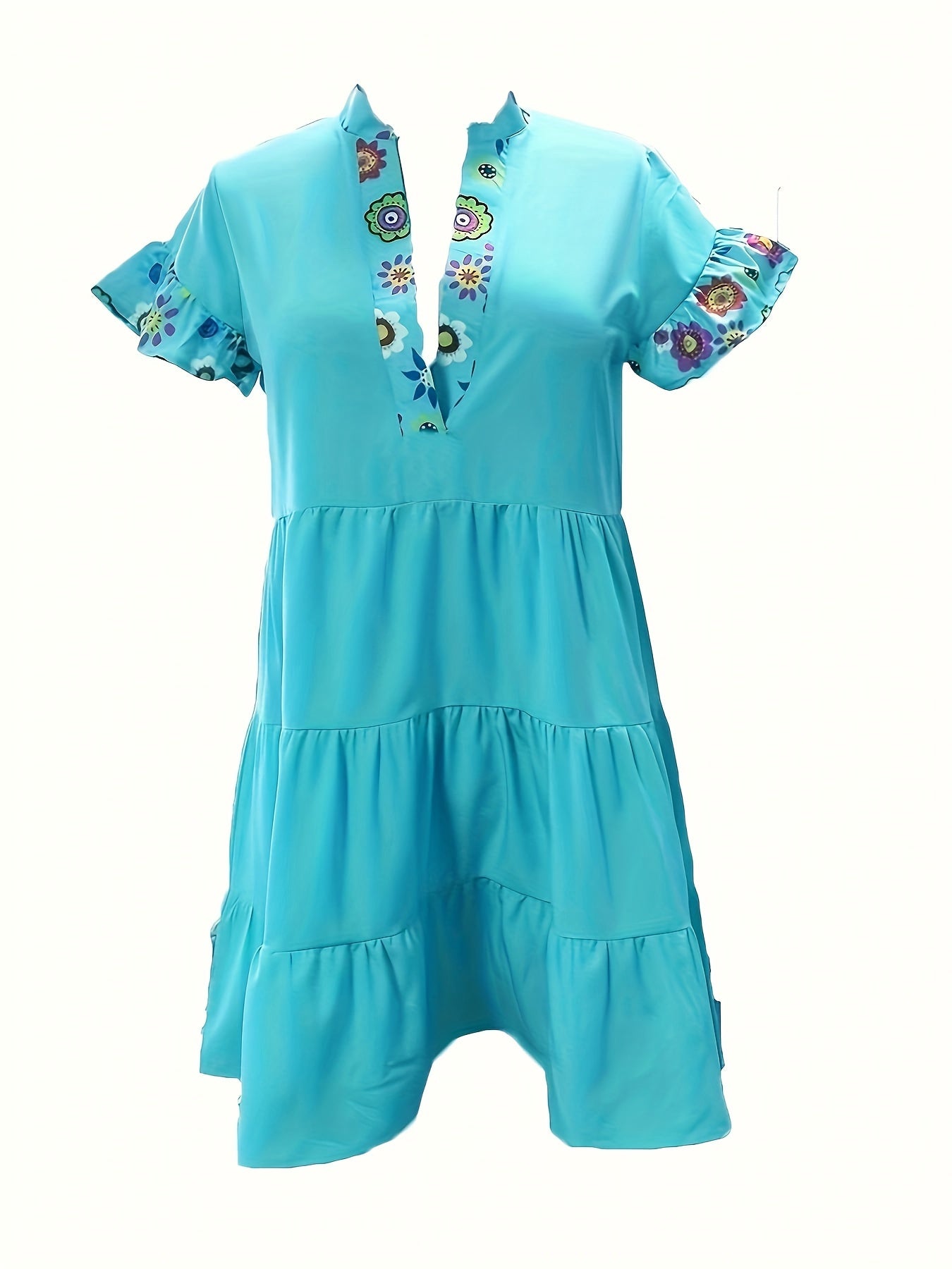 Elegant Ladies Flowy Party Dress