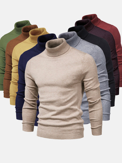 Men's Turtleneck Sweater Washable