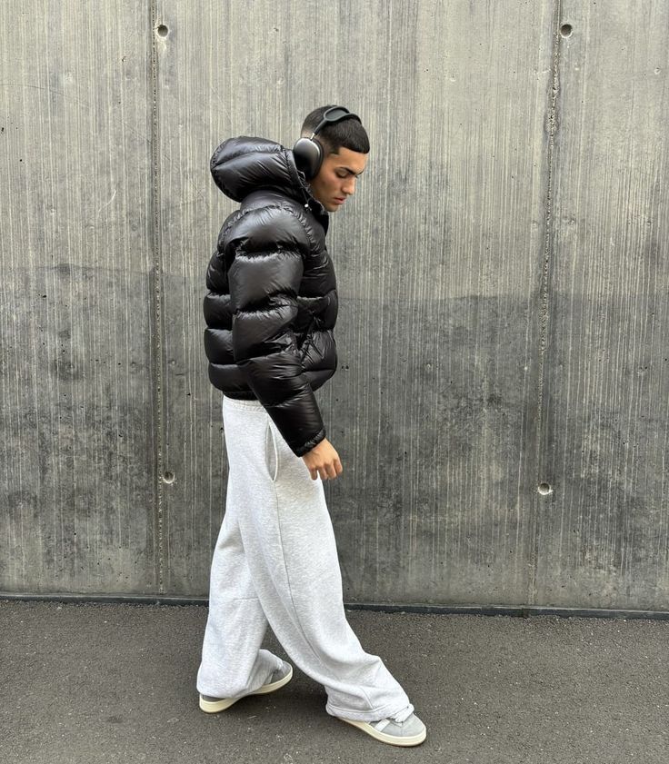 Men's Down Puffer Jacket Insulated